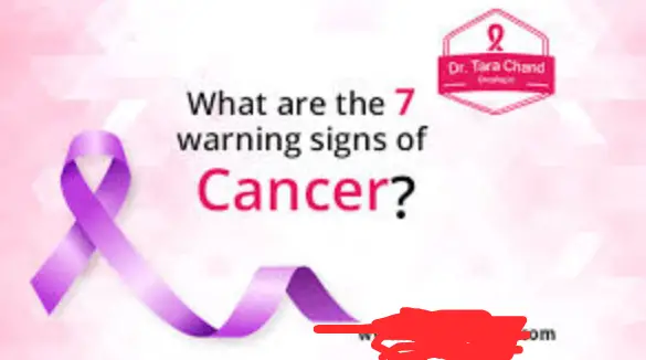 How to know Cancer Warning Signs